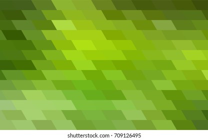 Light Green, Yellow vector abstract textured polygonal background. Blurry rectangular design. The pattern with repeating rectangles can be used for background.