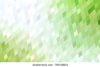 Light Green, Yellow vector abstract textured polygonal background. Blurry rectangular design. The pattern with repeating rectangles can be used for background.