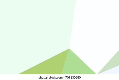 Light Green, Yellow vector abstract polygonal template. Colorful illustration in abstract style with gradient. The elegant pattern can be used as part of a brand book.