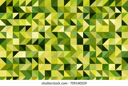 Light Green, Yellow vector abstract polygonal background. Colorful abstract illustration with gradient. Brand-new style for your business design.