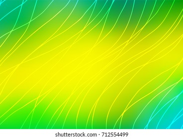 Light Green, Yellow vector abstract doodle texture. Creative illustration in blurred style with doodles. The best blurred design for your business.