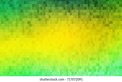Light Green, Yellow vector abstract textured polygonal background. Blurry rectangular design. The pattern with repeating rectangles can be used for background.