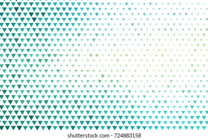 Light Green, Yellow vector abstract colorful background, which consist of triangles. Pattern with colored triangles on white background.