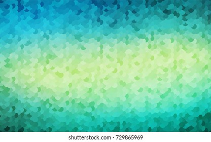 Light Green, Yellow vector abstract pattern with circles. Geometry template for your business design. Background with colored spheres.
