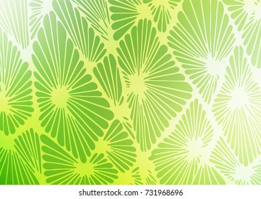 Light Green, Yellow vector abstract doodle pattern. Modern geometrical abstract illustration with doodles. A completely new design for your business.