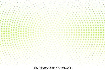 Light Green, Yellow vector abstract pattern with circles. Geometry template for your business design. Background with colored spheres.