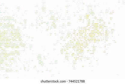 Light Green, Yellow vector abstract pattern with circles. Geometry template for your business design. Background with colored spheres.