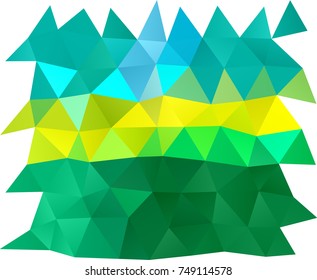 Light Green, Yellow vector abstract mosaic background. Glitter abstract illustration with an elegant design. Brand-new design for your business.