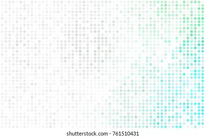 Light Green, Yellow vector abstract pattern with circles. Geometry template for your business design. Background with colored spheres.