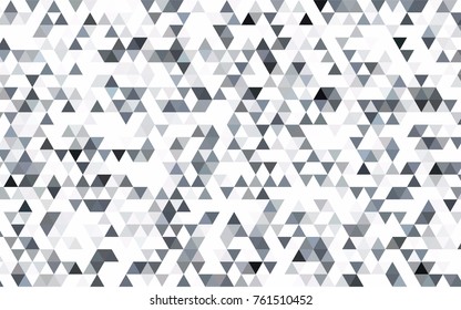 Light Green, Yellow vector abstract mosaic pattern. Glitter abstract illustration with an elegant design. The best triangular design for your business.