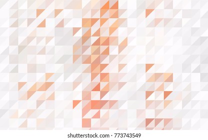 Light Green, Yellow vector abstract colorful background, which consist of triangles. Pattern with colored triangles on white background.