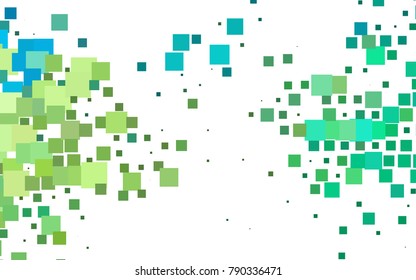 Light Green, Yellow vector abstract textured polygonal background. Blurry rectangular design. The pattern with repeating rectangles can be used for background.