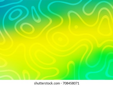 Light Green, Yellow vector arabic abstract pattern. Shining colored illustration with doodles in Arabic style. Hand painted design for web, wrapping, wallpaper.