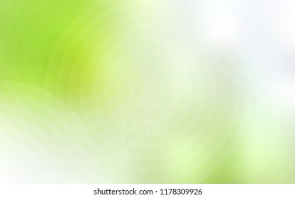 Light Green, Yellow vector backdrop with dots. Blurred bubbles on abstract background with colorful gradient. Pattern can be used for futuristic ad, booklets.