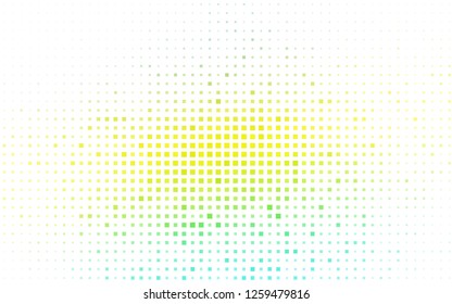 Light Green, Yellow vector backdrop with rectangles, squares. Abstract gradient illustration with rectangles. Modern template for your landing page.