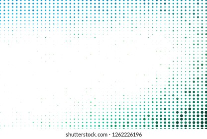 Light Green, Yellow vector backdrop with dots. Blurred bubbles on abstract background with colorful gradient. Pattern for beautiful websites.