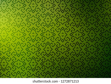 Light Green, Yellow vector backdrop with long lines. Modern geometrical abstract illustration with staves. Pattern for websites, landing pages.