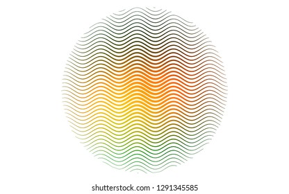 Light Green, Yellow vector backdrop with long lines. Glitter abstract illustration with colored sticks. Pattern for ads, posters, banners.