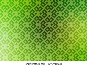 Light Green, Yellow vector backdrop with rectangles, squares. Abstract gradient illustration with rectangles. The template can be used as a background.