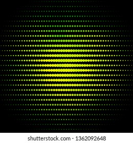 Light Green, Yellow vector backdrop with circles. Abstract decorative design in gradient style with bubbles. Pattern for websites, landing pages.