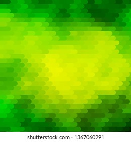 Light Green, Yellow vector backdrop with lines. Geometric abstract illustration with blurred lines. Best design for your posters, banners.