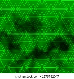 Light Green, Yellow vector backdrop with lines, triangles. Modern gradient illustration with colorful triangles. Template for wallpapers.