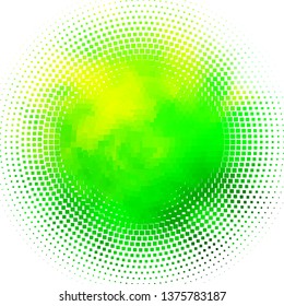 Light Green, Yellow vector backdrop with rectangles. Illustration with a set of gradient rectangles. Pattern for busines booklets, leaflets