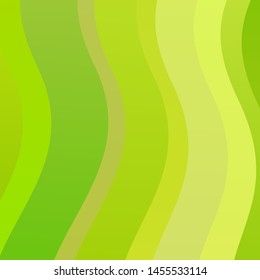 Light Green, Yellow vector backdrop with circular arc. Colorful illustration, which consists of curves. Best design for your ad, poster, banner.