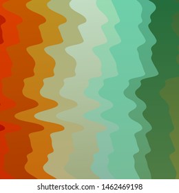 Light Green, Yellow vector backdrop with circular arc. Colorful illustration, which consists of curves. Smart design for your promotions.