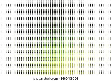 Light Green, Yellow vector backdrop with dots. Blurred decorative design in abstract style with bubbles. Pattern for beautiful websites.