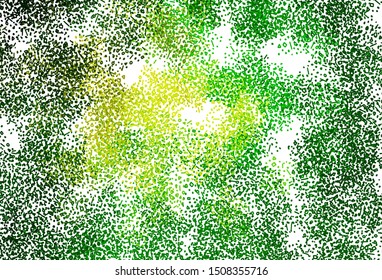 Light Green, Yellow vector backdrop with memphis shapes. Modern abstract illustration with colorful random forms. Best smart design for your business.