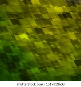 Light Green, Yellow vector backdrop with hexagons. Blur background with colorful hexagons. Pattern for your ad, booklets.
