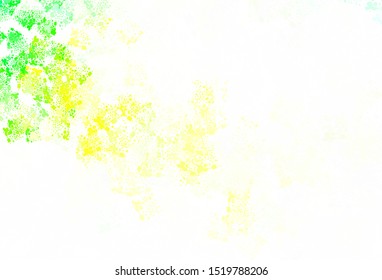 Light Green, Yellow vector backdrop with memphis shapes. Simple colorful illustration with abstract gradient shapes. Simple design for your web site.