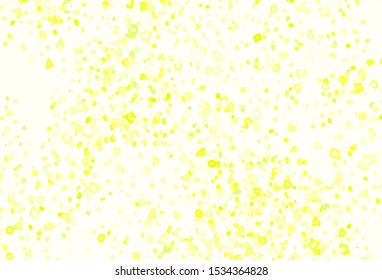 Light Green, Yellow vector backdrop with memphis shapes. Illustration with colorful gradient shapes in abstract style. Simple design for your web site.