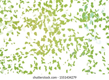 Light Green, Yellow vector backdrop with abstract shapes. Illustration with colorful gradient shapes in abstract style. Simple design for your web site.