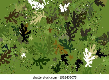 Light Green, Yellow vector backdrop with memphis shapes. Illustration with colorful gradient shapes in abstract style. Best smart design for your business.