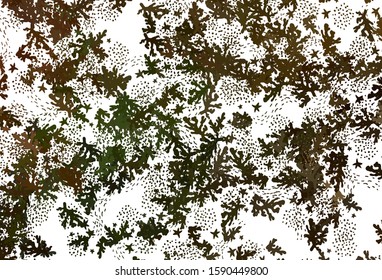 Light Green, Yellow vector backdrop with memphis shapes. Colorful chaotic forms with gradient in modern style. Background for a cell phone.