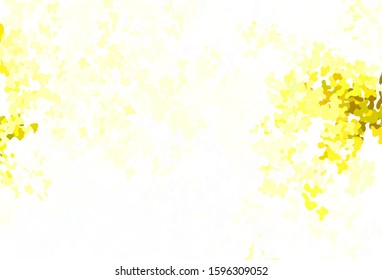 Light Green, Yellow vector backdrop with memphis shapes. Decorative design in abstract style with random forms. Elegant design for wallpapers.