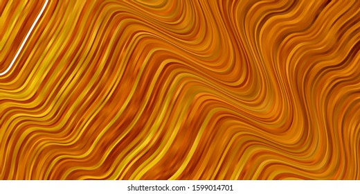 Light Green, Yellow vector backdrop with bent lines. Colorful illustration in abstract style with bent lines. Pattern for busines booklets, leaflets