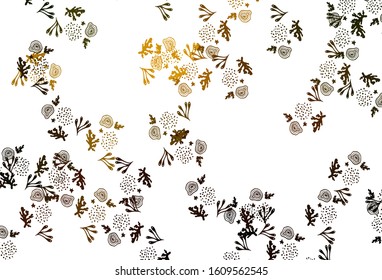 Light Green, Yellow vector backdrop with memphis shapes. Colorful chaotic forms with gradient in modern style. Background for a cell phone.