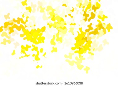 Light Green, Yellow vector backdrop with memphis shapes. Illustration with colorful gradient shapes in abstract style. Elegant design for wallpapers.