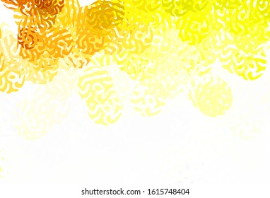 Light Green, Yellow vector backdrop with memphis shapes. Illustration with colorful gradient shapes in abstract style. Best smart design for your business.