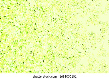 Light Green, Yellow vector backdrop with memphis shapes. Modern abstract illustration with colorful random forms. Modern design for your business card.