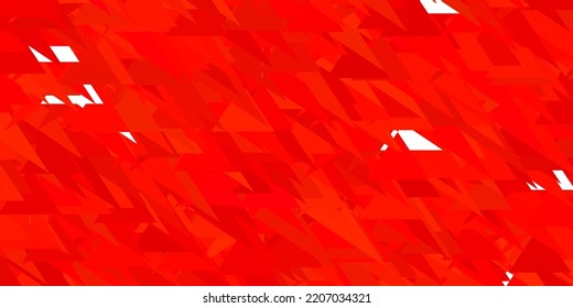Light green, yellow vector backdrop with triangles, lines. Magnificent abstract illustration with triangular shapes , forms. Template for commercials.