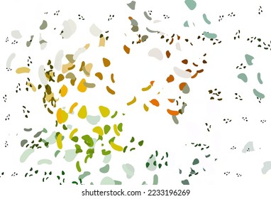 Light Green, Yellow vector backdrop with abstract shapes. Illustration with colorful gradient shapes in abstract style. Background for a cell phone.