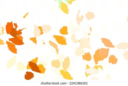 Light Green, Yellow vector backdrop with memphis shapes. Illustration with colorful gradient shapes in abstract style. Modern design for your business card.