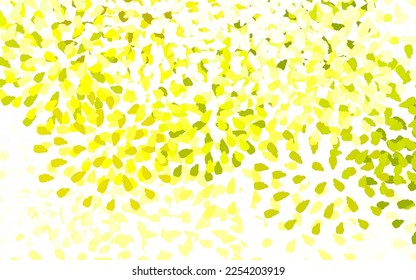 Light Green, Yellow vector backdrop with memphis shapes. Simple colorful illustration with abstract gradient shapes. Background for a cell phone.