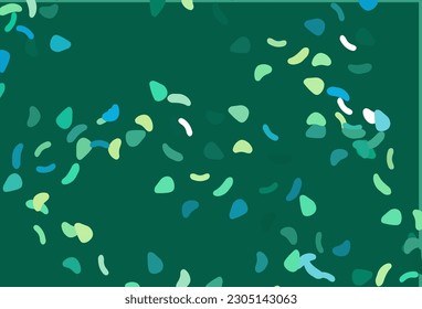 Light Green, Yellow vector backdrop with abstract shapes. Colorful chaotic forms with gradient in modern style. Background for a cell phone.