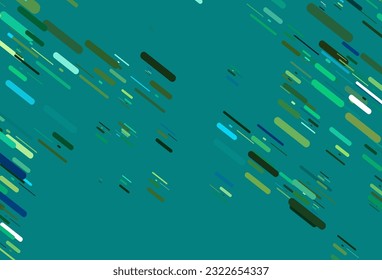Light Green, Yellow vector backdrop with long lines. Decorative shining illustration with lines on abstract template. Smart design for your business advert.