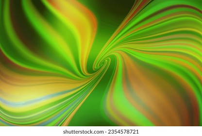 Light Green, Yellow vector backdrop with wry lines. Shining colorful illustration in simple style. New composition for your brand book.